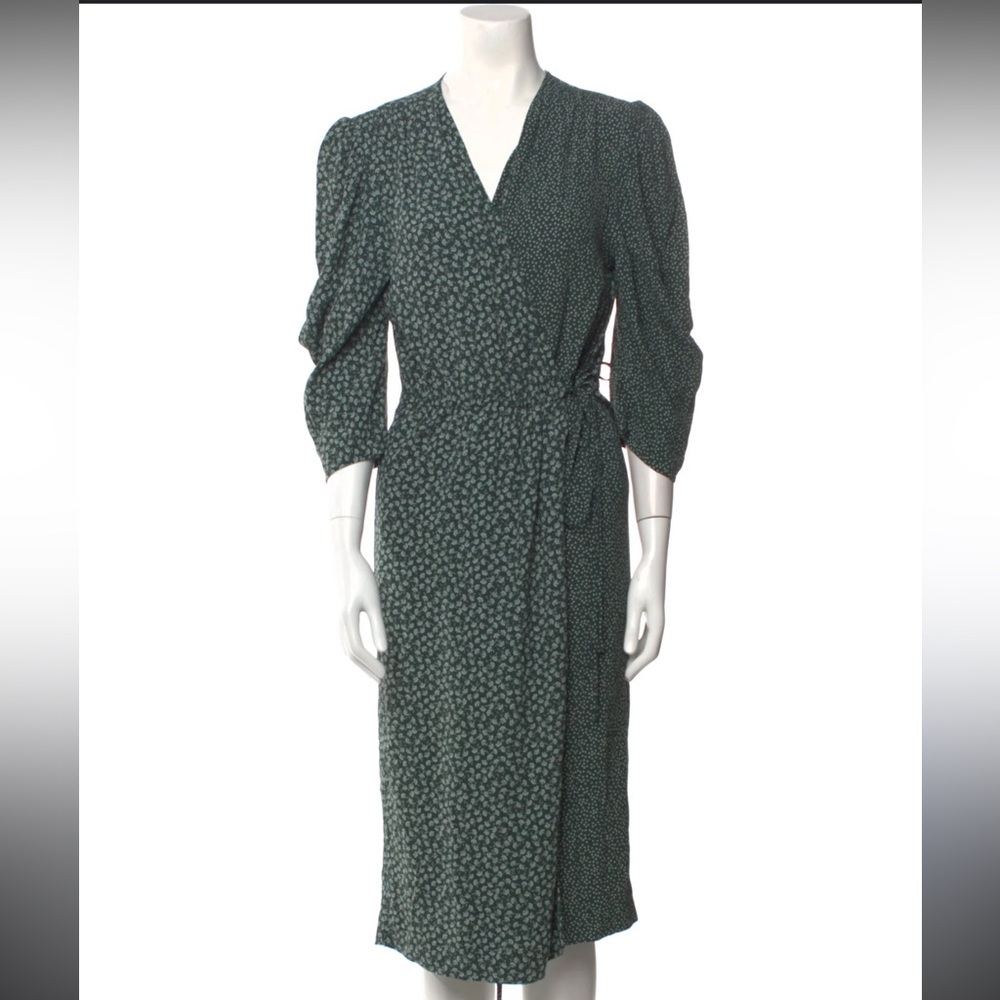 See By Chloe Dark Green Midi Dress - Picture 5 of 11